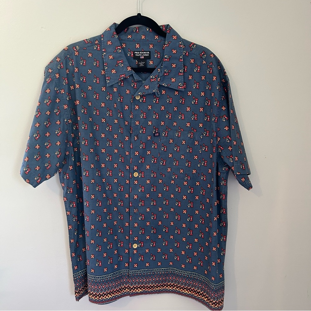 Vintage Ralph Lauren Polo Jeans Co. short sleeved shirt size L